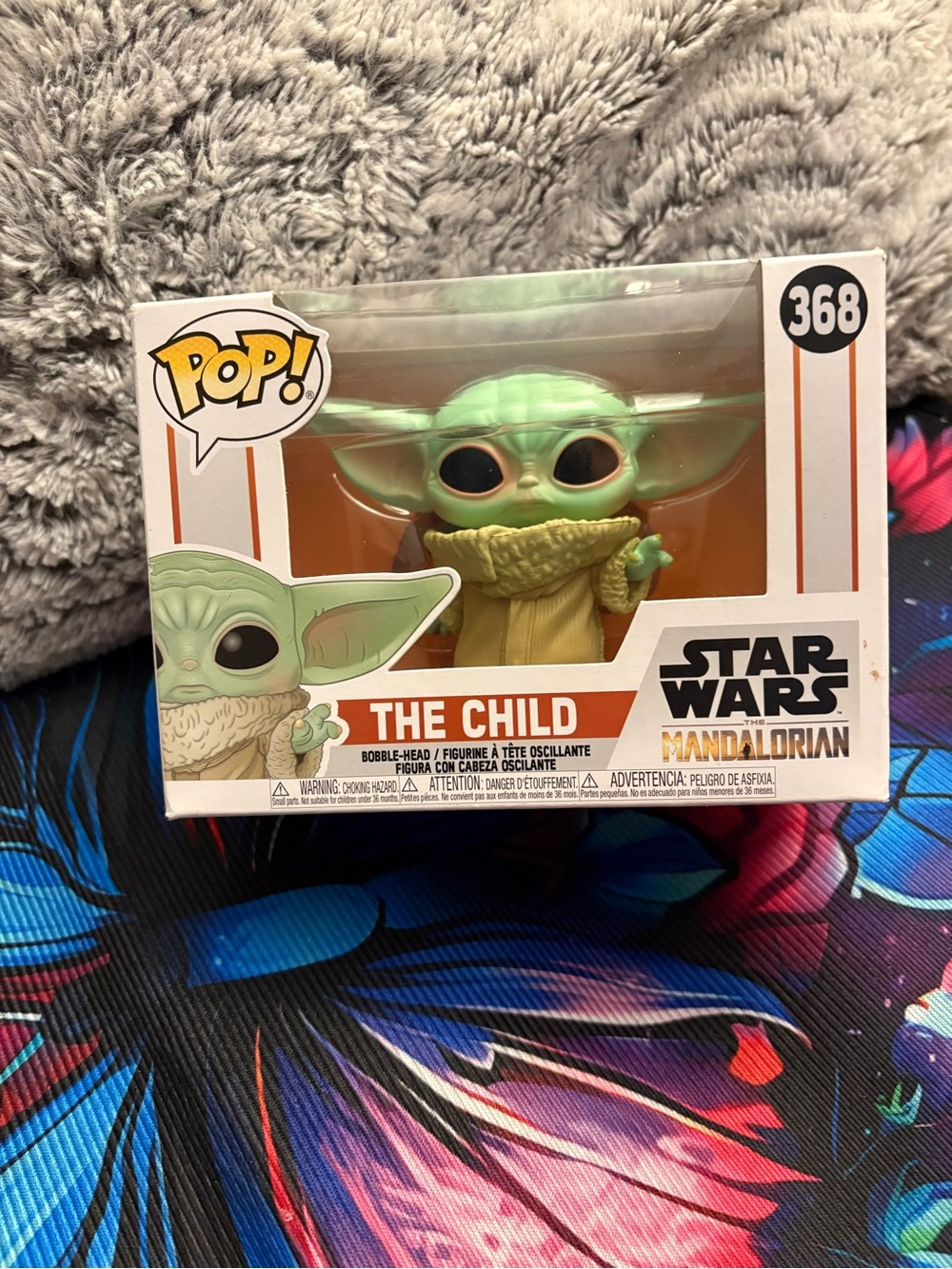 Funko Pop! The Child Figure - Green Vinyl with Tan Coat